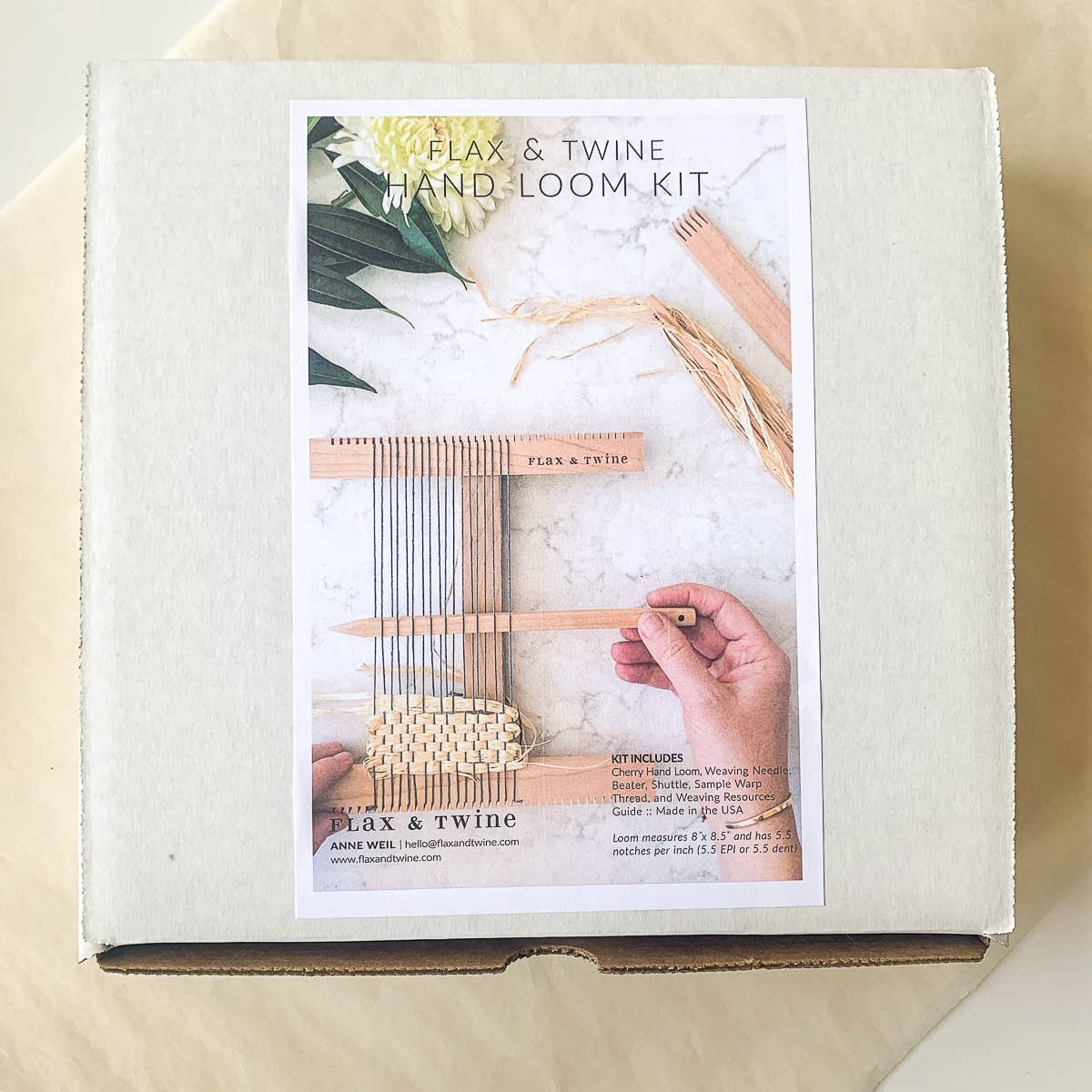 Flax & Twine - Wholesale DIY Craft Kit - Flax & Twine Hand Loom Kit7