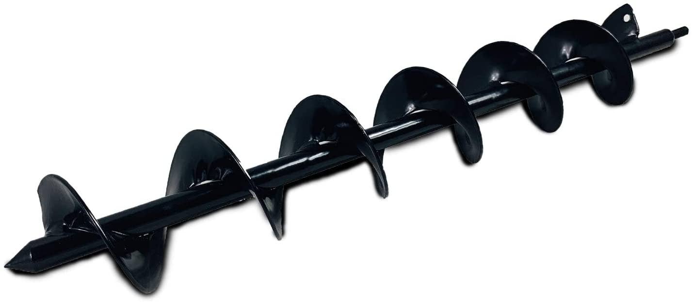 Ashman Online - Wholesale Garden Tool - Ashman 24 inch Auger  Made of heavy duty steel and has a 24 inch long helical screw blade.4