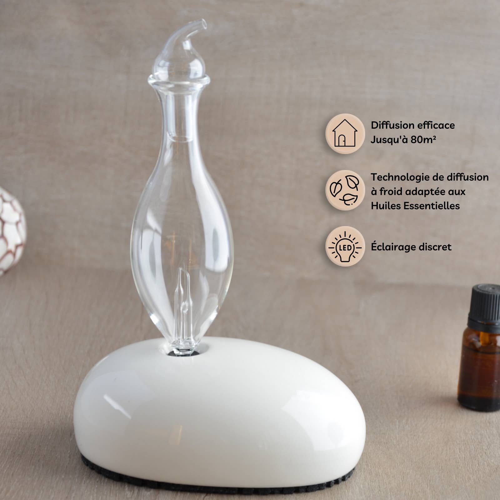Zen'Arôme – wholesale Elektronisk diffusor – Aromaterapi Nebulisering Eterisk Oljespridare Dan2
