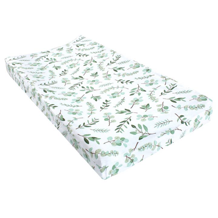 BabyVision - Wholesale Changing Mat/Pad Cover - Baby - Hudson Baby Changing Pad Cover, Eucalyptus