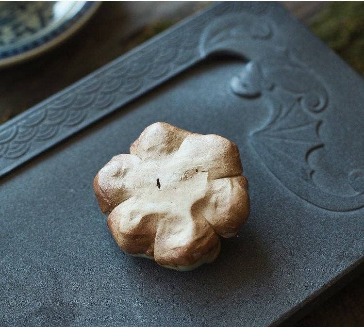 Gohobi （We cover U.S. import duties） – wholesale Incense holder – Gohobi Handmade Ceramic incense burner green  lotus Incense3