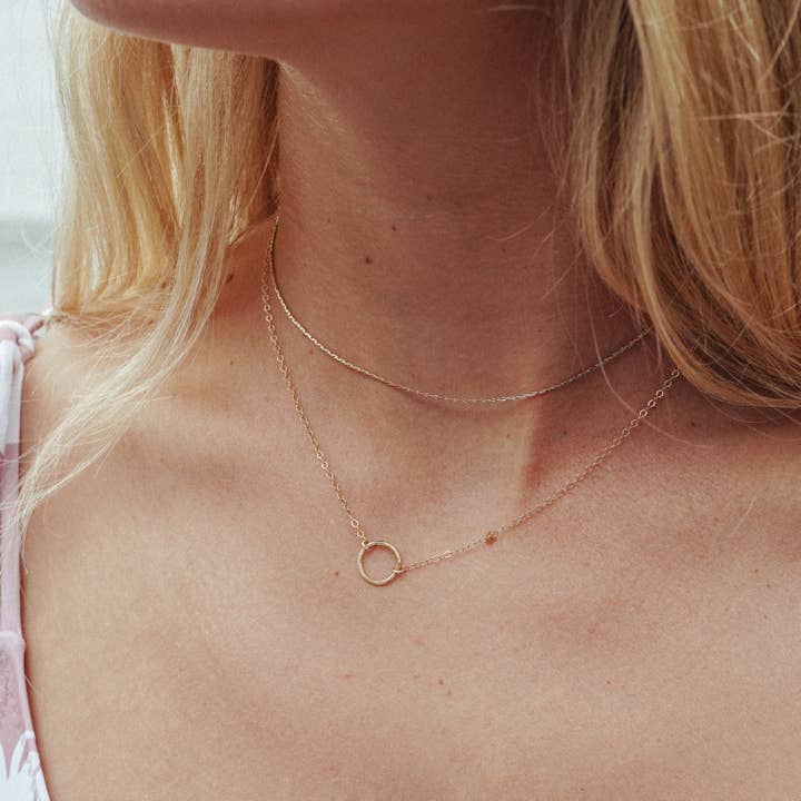 Rippie Mae - Wholesale Pendant/Charm Necklace - Simple Circle Necklace2
