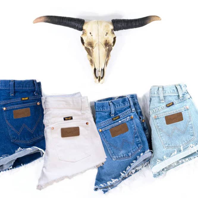 Revived Retro Wrangler Shorts for wholesale by LOKA.HAUS