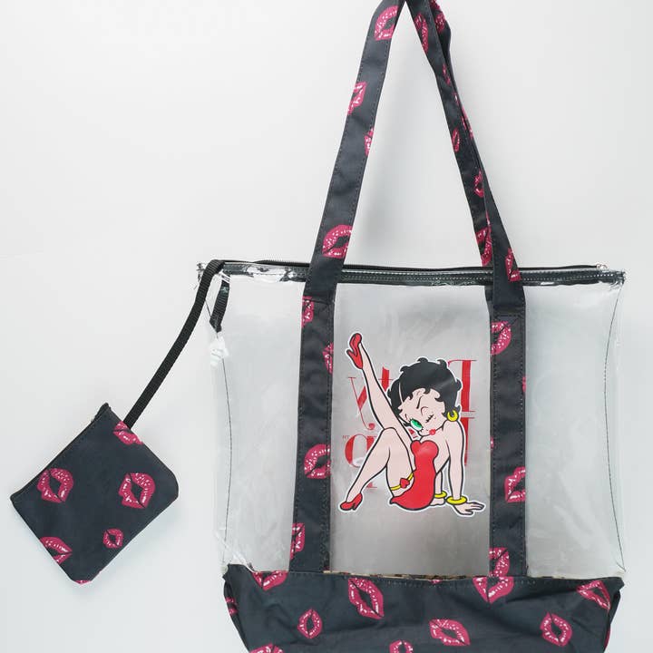 Dony Corp - Wholesale Tote Bag - Women's - Betty Boop Clear Tote Bag