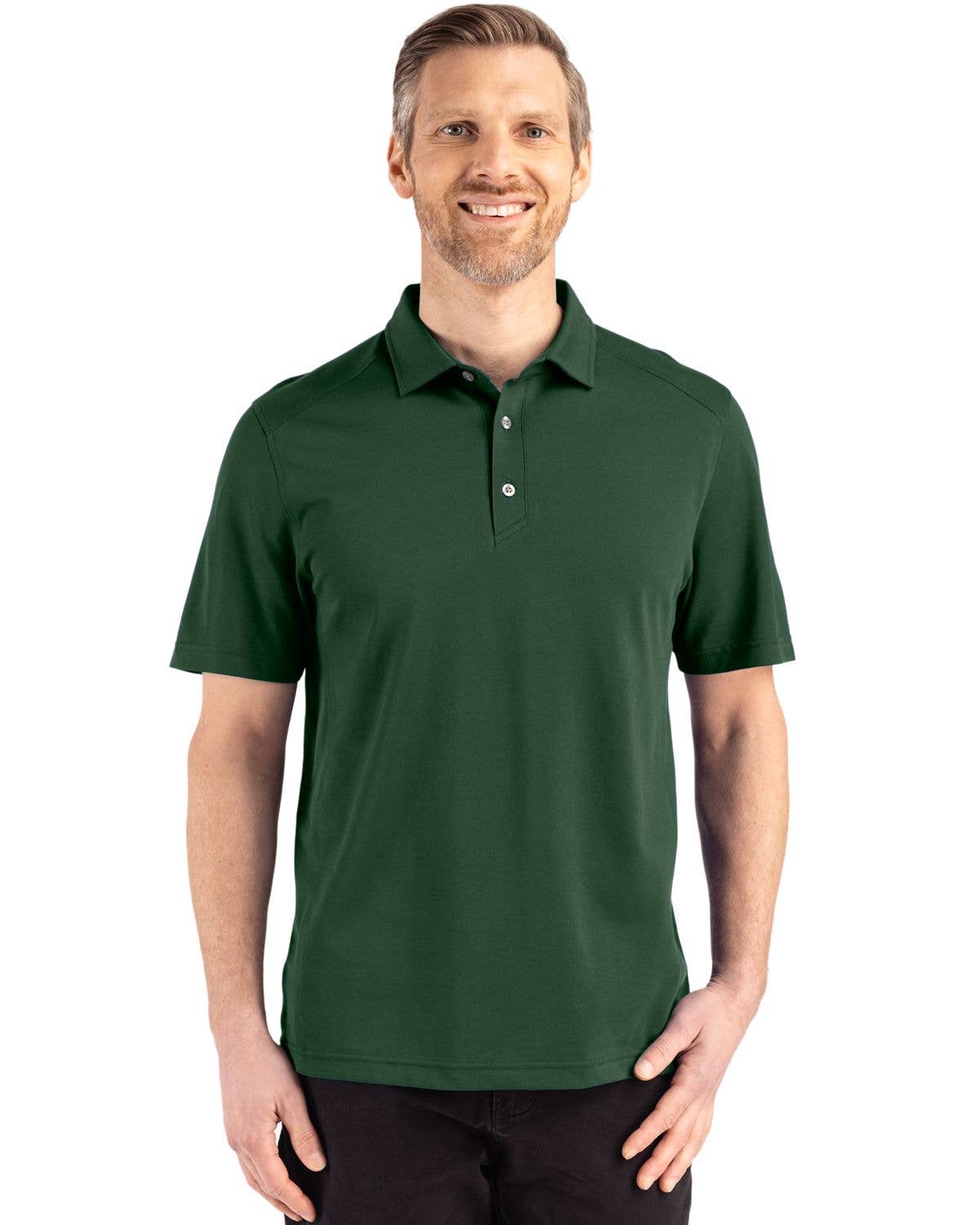 Cutter & Buck - Wholesale Polo - Men's - Cutter & Buck Advantage Refresh Mens Tri-Blend Pique Polo19