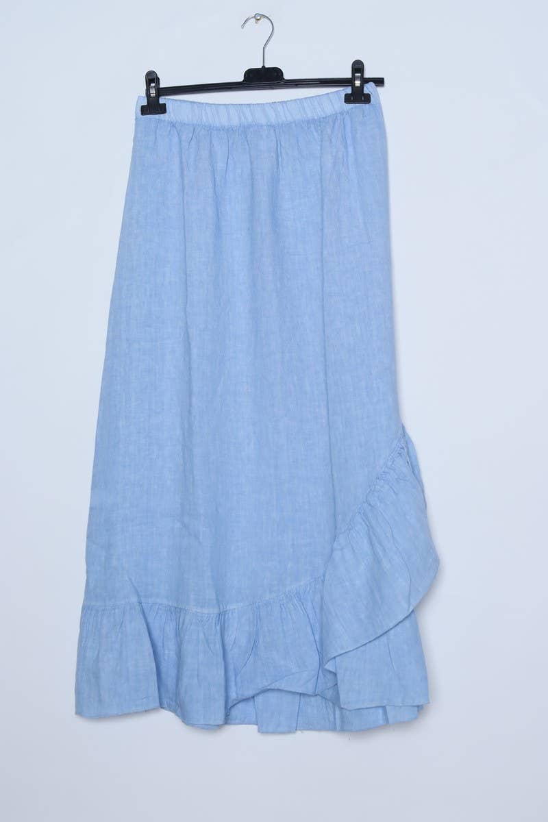 LÉA & LUC - Wholesale Skirt - Women's - 100% Linen Skirt REF. 800220