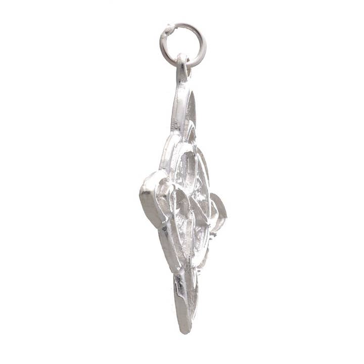 Vives de la Cortada S.L - Wholesale Individual Charm/Pendant - Large Witch's Knot Pendant in 925 Sterling Silver
