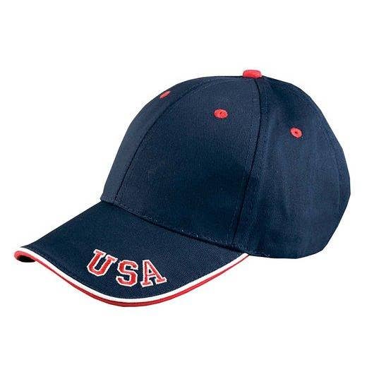 NAVY RED WHITE Adams The National Cap NT102 for wholesale on Faire
