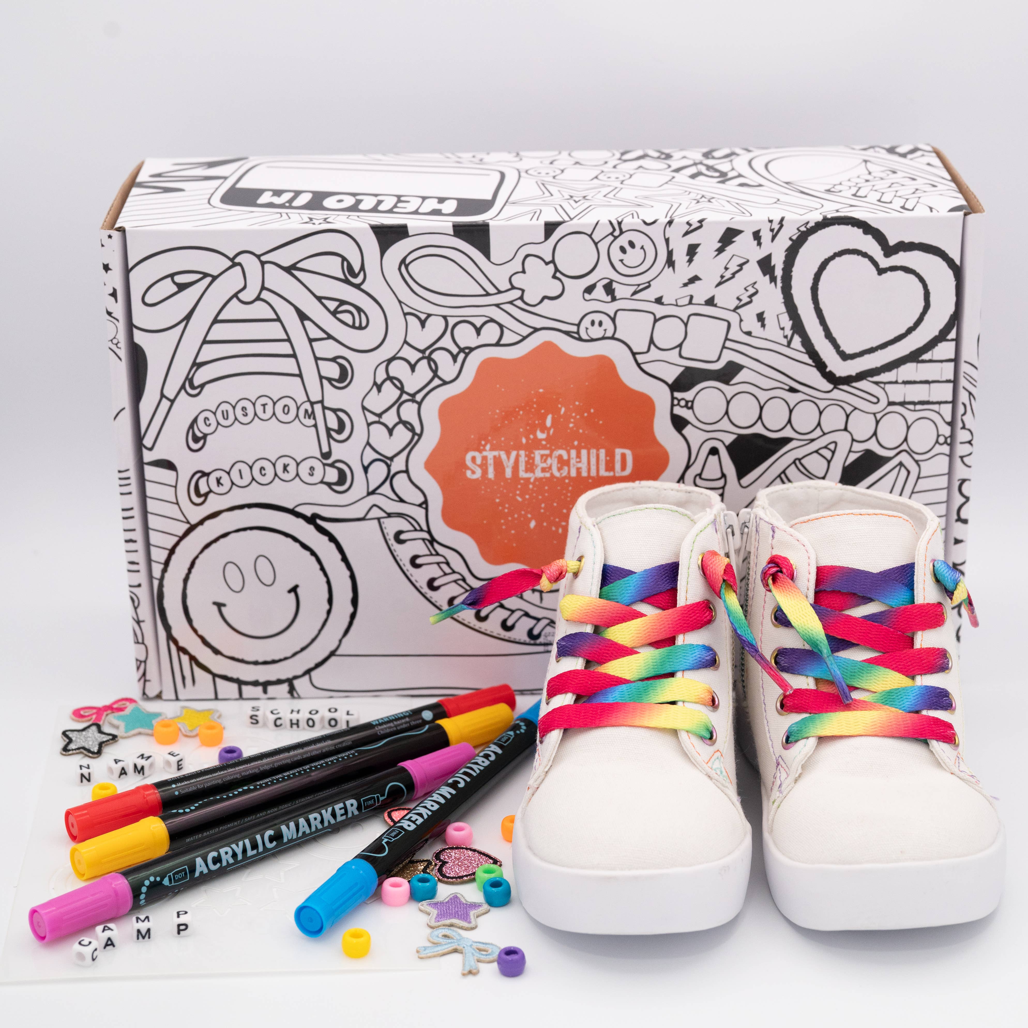 StyleChild - Wholesale Lifestyle Sneakers - Kids - Custom Kicks Box- Hightop 9