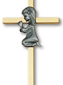 Croce da 4" - Ragazza per la vendita all'ingrosso da parte di H.J. SHERMAN COMPANY, INC.