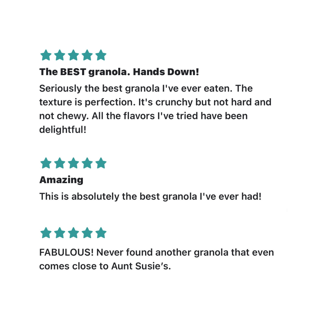 Aunt Susie's Granola - Wholesale Granola - NEW! Maple Pecan Granola3