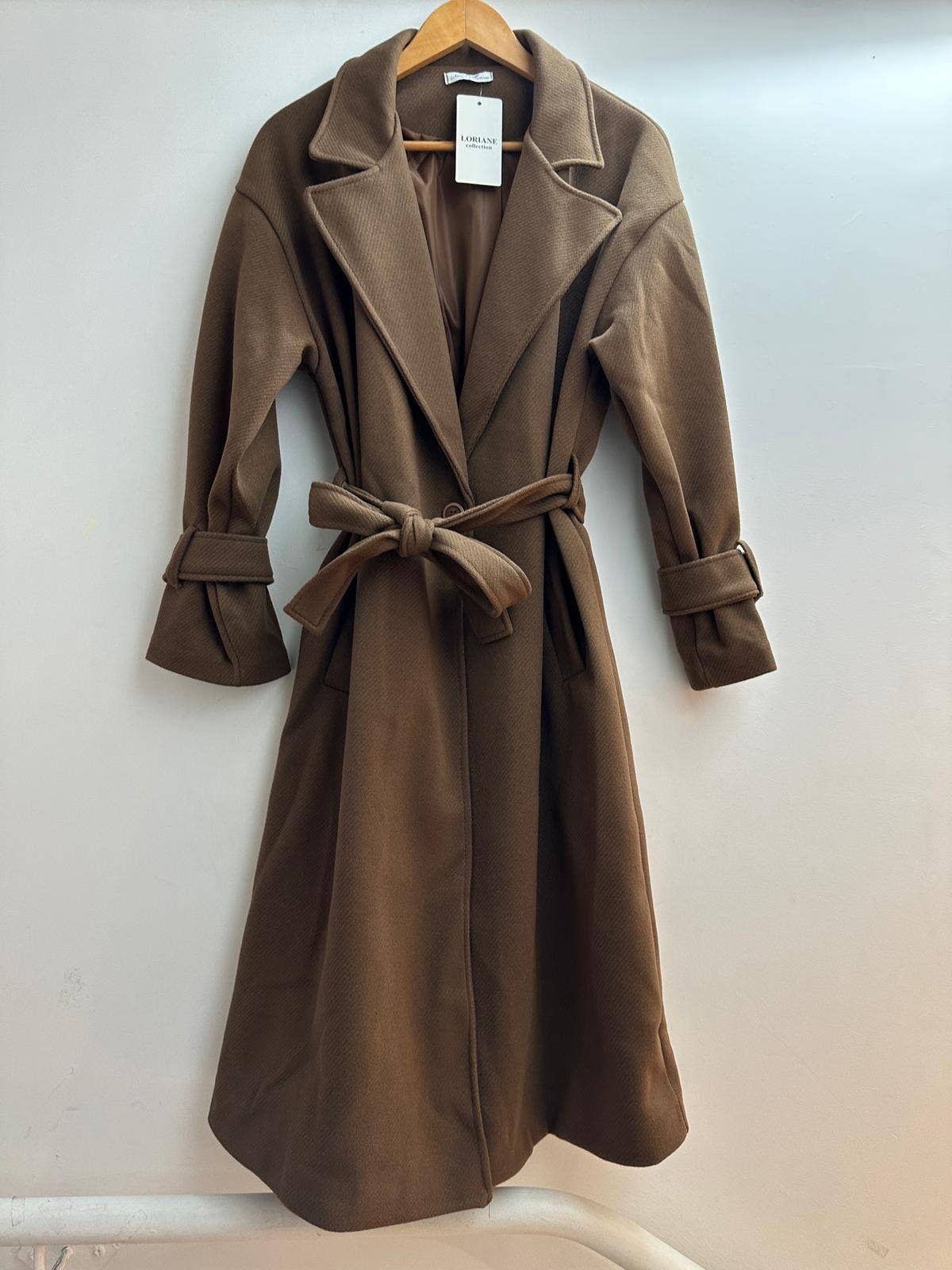 LORIANE - Wholesale Coat - Women's - 1008 One size pocket coat with belt4