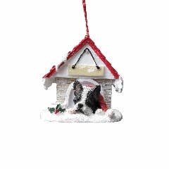 Boston Terrier Doghouse Ornament for wholesale by E&S Pets