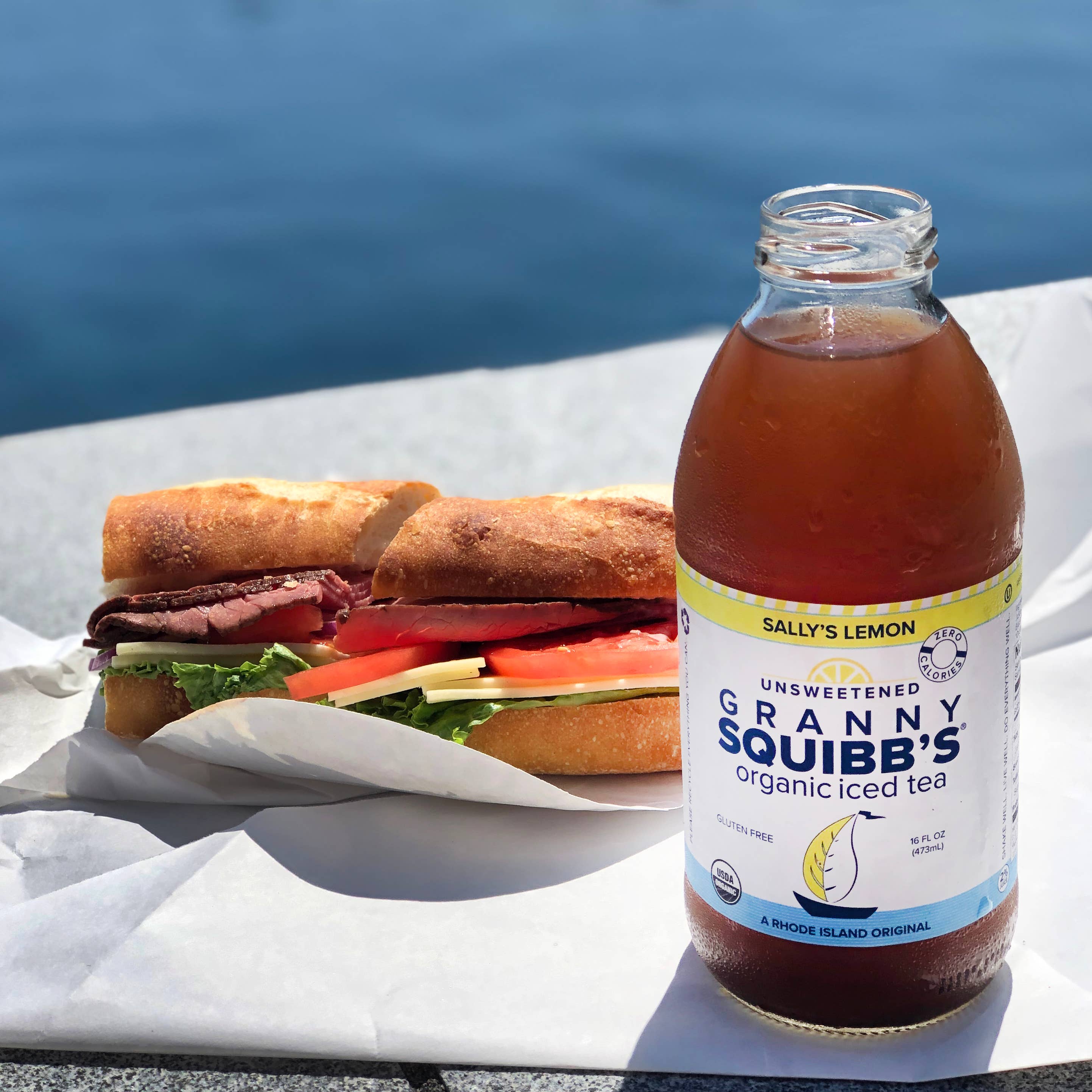 Granny Squibb's Organic Iced Tea - Wholesale Iced Tea - Iced Tea- Sally's Lemon Unsweetened Organic 2