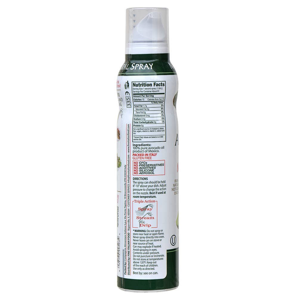 Fine Italian Food - Wholesale Cooking Oil - Mantova Avocado Oil Spray, 5 fl. oz.1
