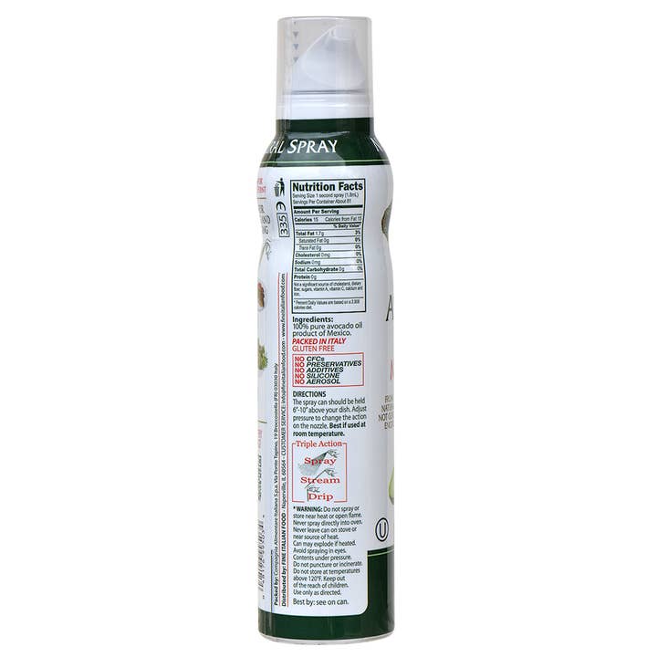 Fine Italian Food - Wholesale Cooking Oil - Mantova Avocado Oil Spray, 5 fl. oz.1