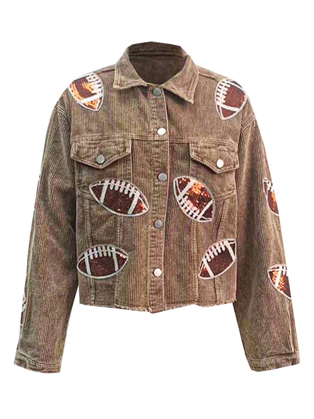 HIDDENBRAND - Wholesale Jacket - Women's - Boyfriend Oversized Corduroy Jacket13