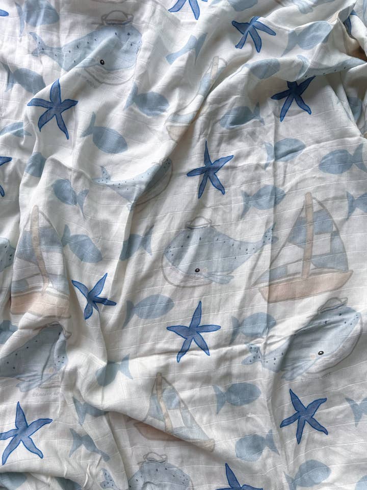 the name nest - Wholesale Swaddle – Baby - By The Sea - baby swaddle wrap3