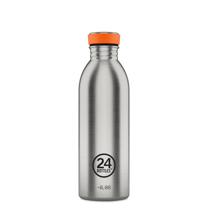 Urban Bottle | Brushed Steel - 500 ml for wholesale by 24Bottles