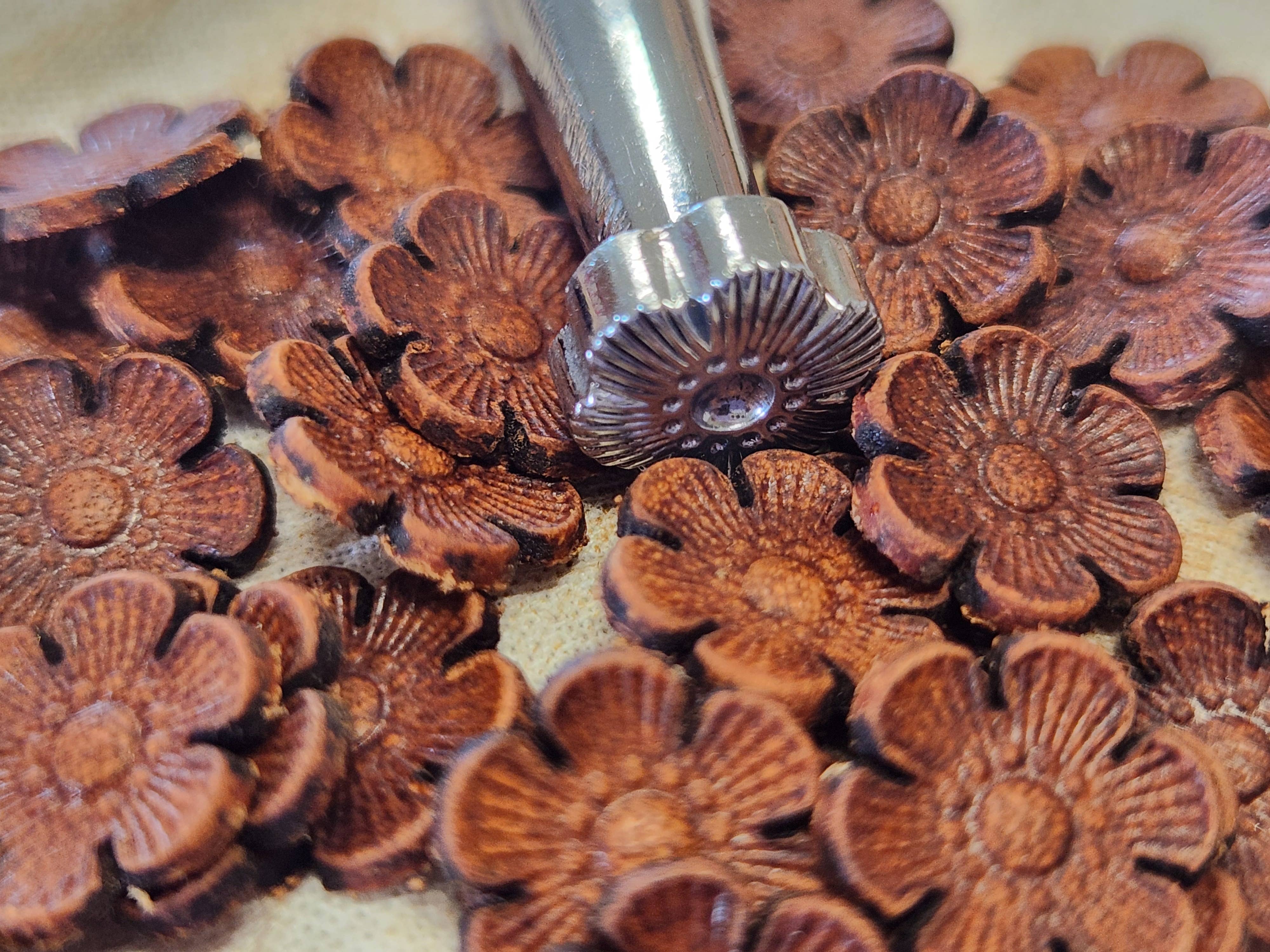 Cocklebur & Co. - Wholesale Stud/Post Earrings - Cactus Flower Genuine Leather Earrings3