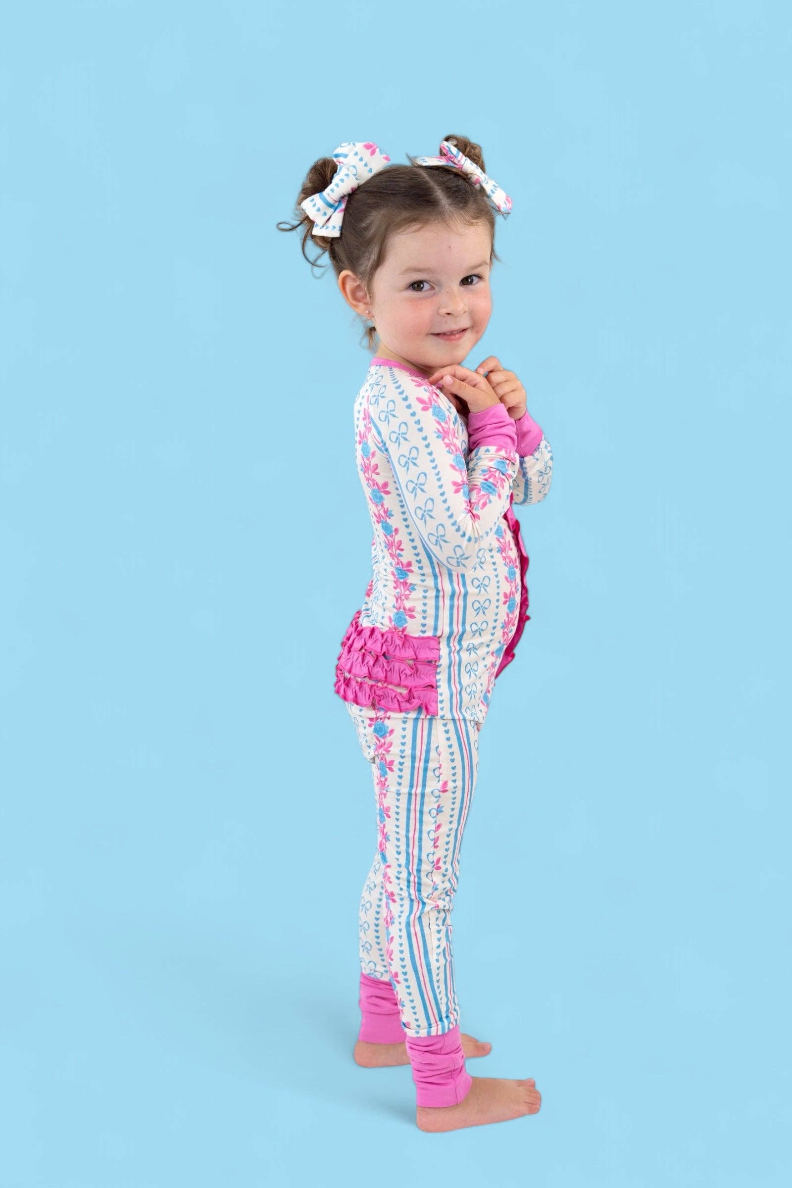Dream Big Little Co. - Wholesale Jumpsuit - Baby - PETITE POSIE DREAM RUFFLE ROMPER8