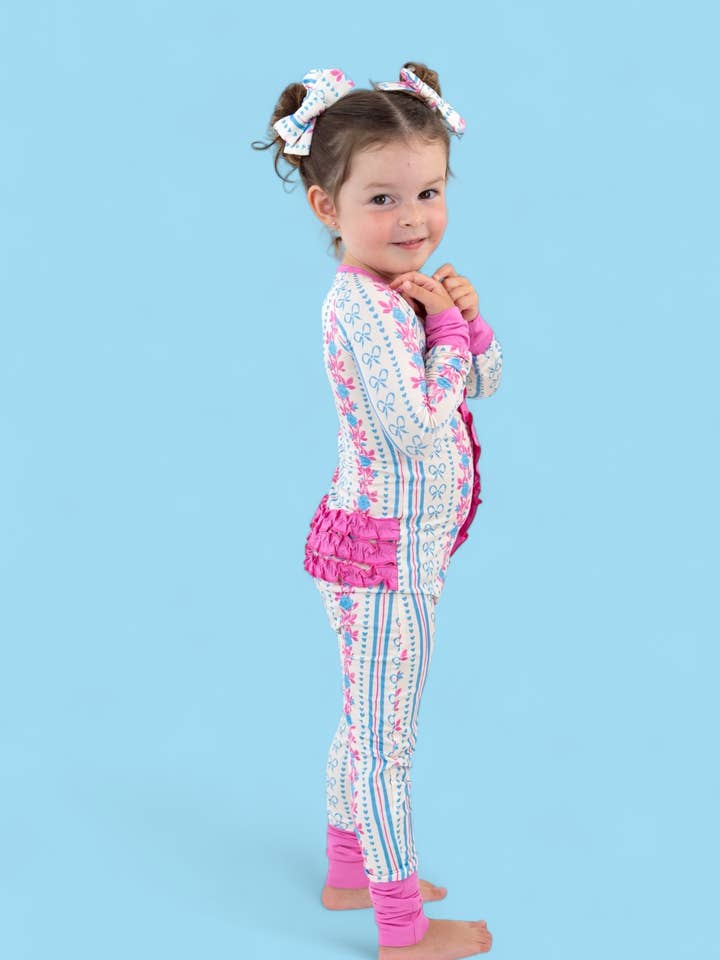 Dream Big Little Co. - Wholesale Jumpsuit - Baby - PETITE POSIE DREAM RUFFLE ROMPER8