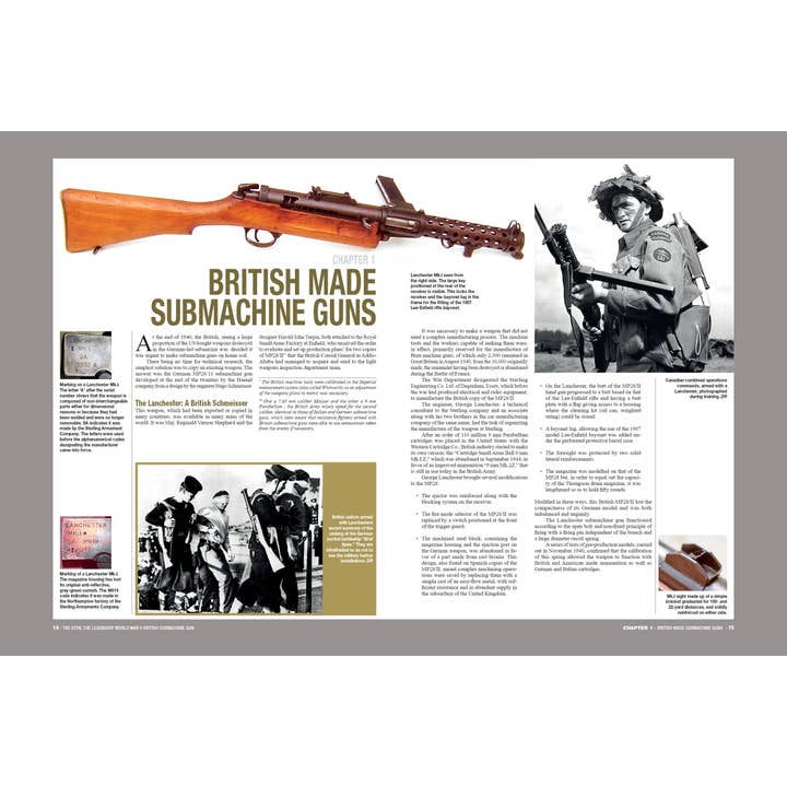 Schiffer Publishing - Wholesale History & Geography - The Sten: The Legendary World War II British Submachine Gun2