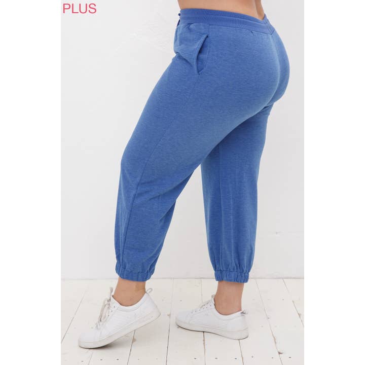 Sweet Generis - Wholesale Lounge Sweatpants/jogging bottoms – Women's - PLUS CROPPED FRENCH TERRY JOGGER SWEATPANTS20