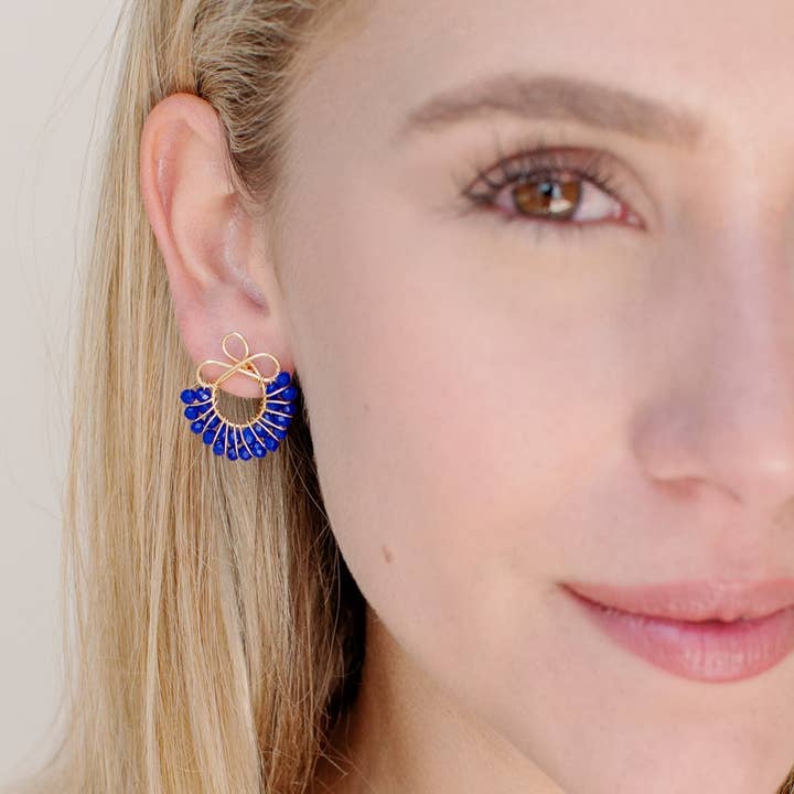 Fan örhängen för wholesale av Valentina