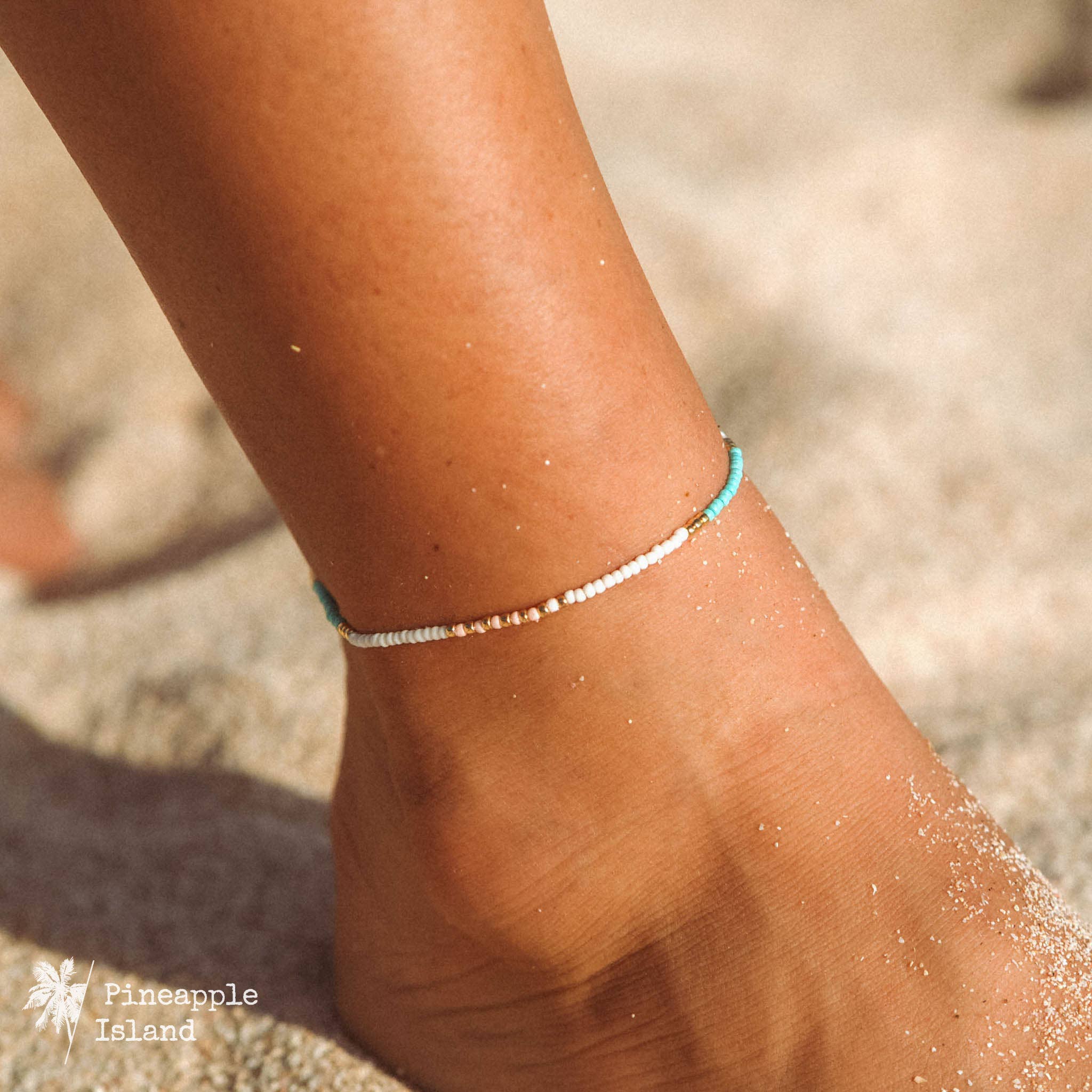 Pineapple Island - Wholesale Anklet - Gembira Beaded Anklet0
