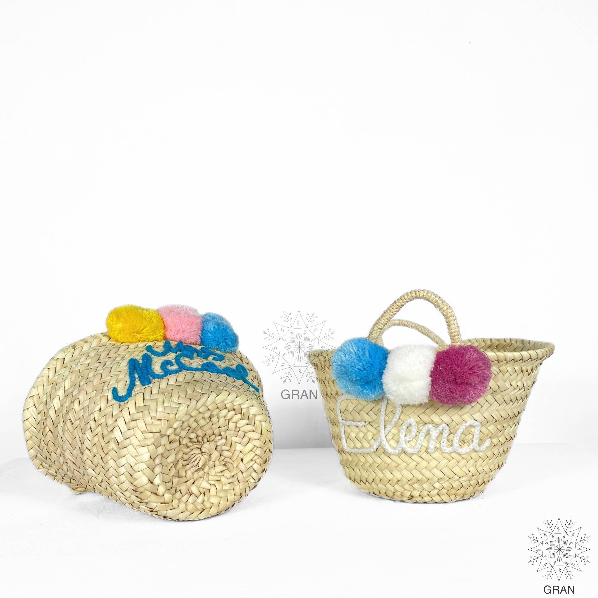 Gran Wholesale – Saco de praia por atacado – Bolsa de praia de palha personalizada para o verão, cesta de praia.13