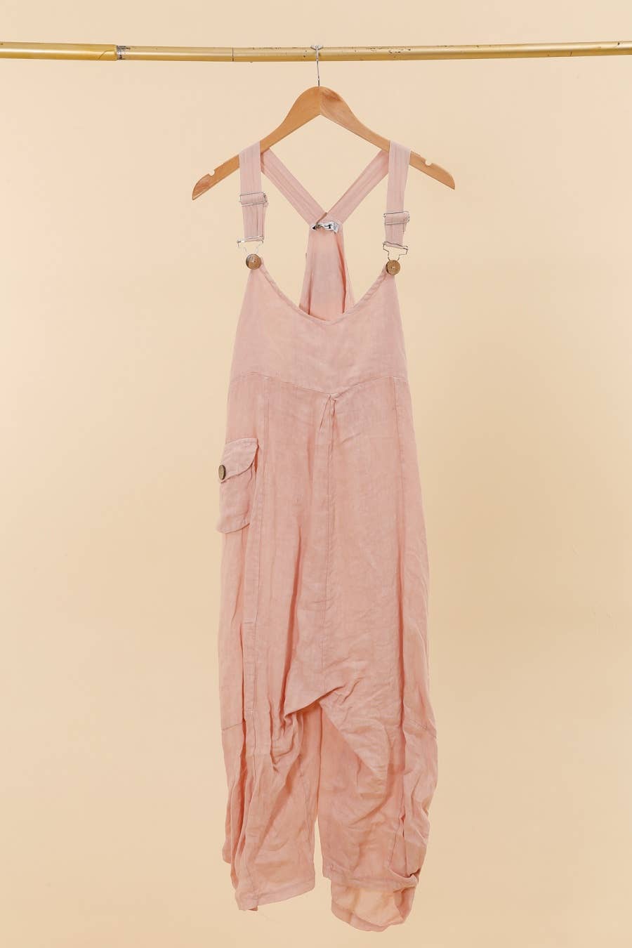 LÉA & LUC - Wholesale Overalls - Women's - 100% linen jumpsuit REF. 722295