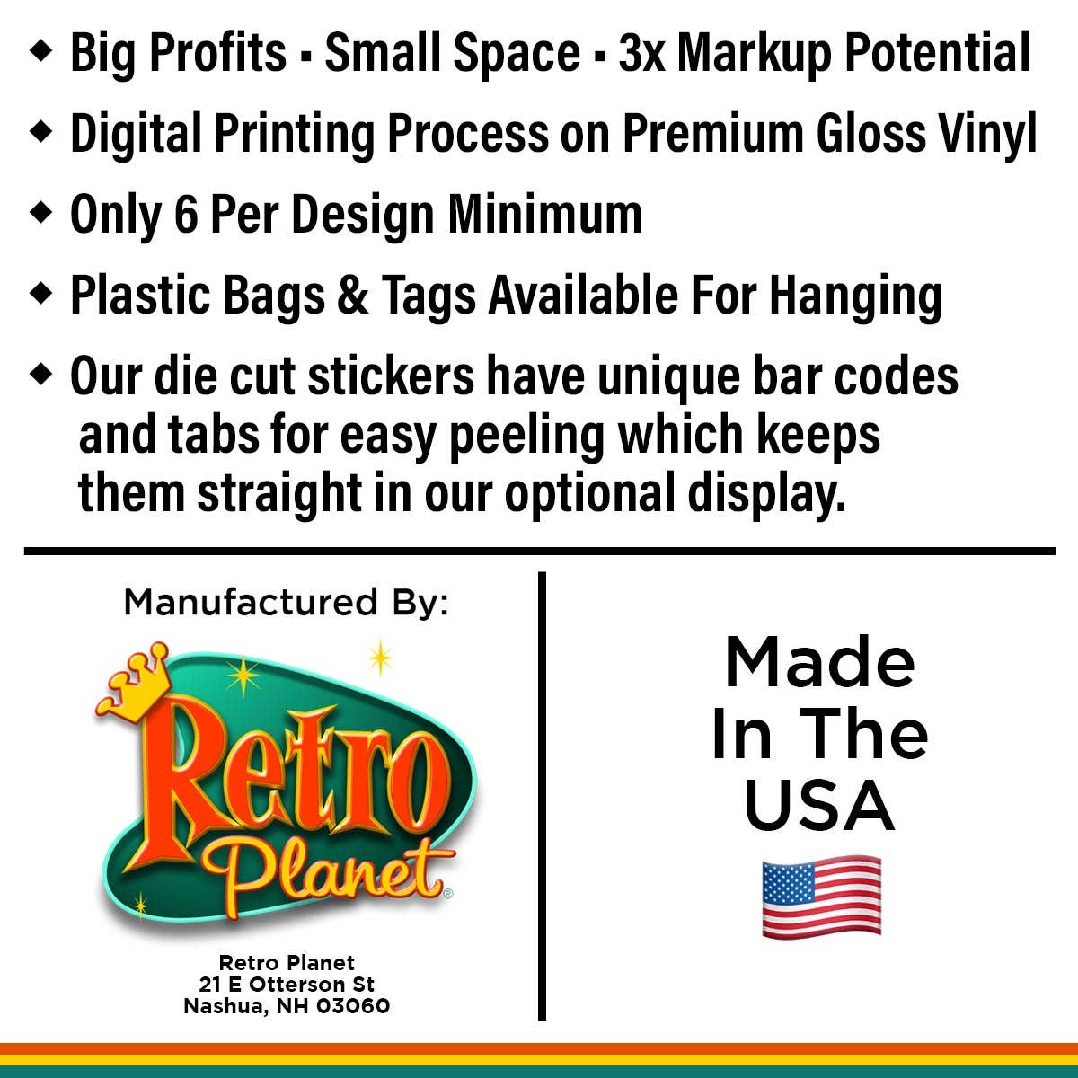 RetroPlanet - Wholesale Sticker - Creepy Circus Clown Face Scary Nose Die Cut Sticker9