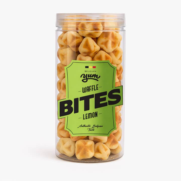 Belgian Waffle Bites 18oz – Lemon for wholesale by BelgianYum