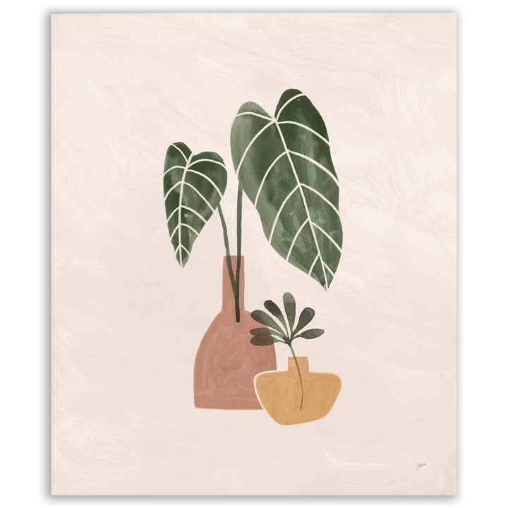 Boho Vessels I Gallery-Wrapped Canvas Wall Art for wholesale by Courtside Market