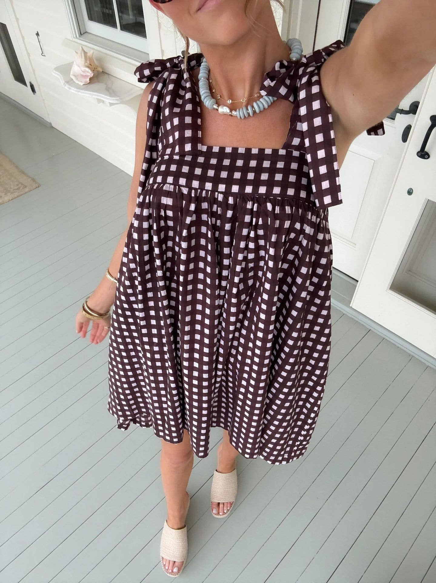 Rosa Clothing - Wholesale Dress - Women's - 2025 Odette floral sleeveless tie shoulder straps mini dress41