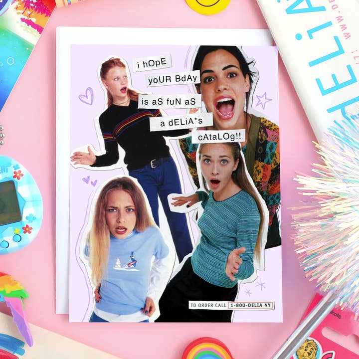 90-talskatalog Födelsedagskort för wholesale av Kate Gabrielle