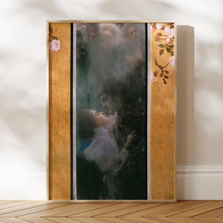 Gustav Klimt - Love (Liebe) | Fine Art Giclée Print for wholesale by Pathos Studio