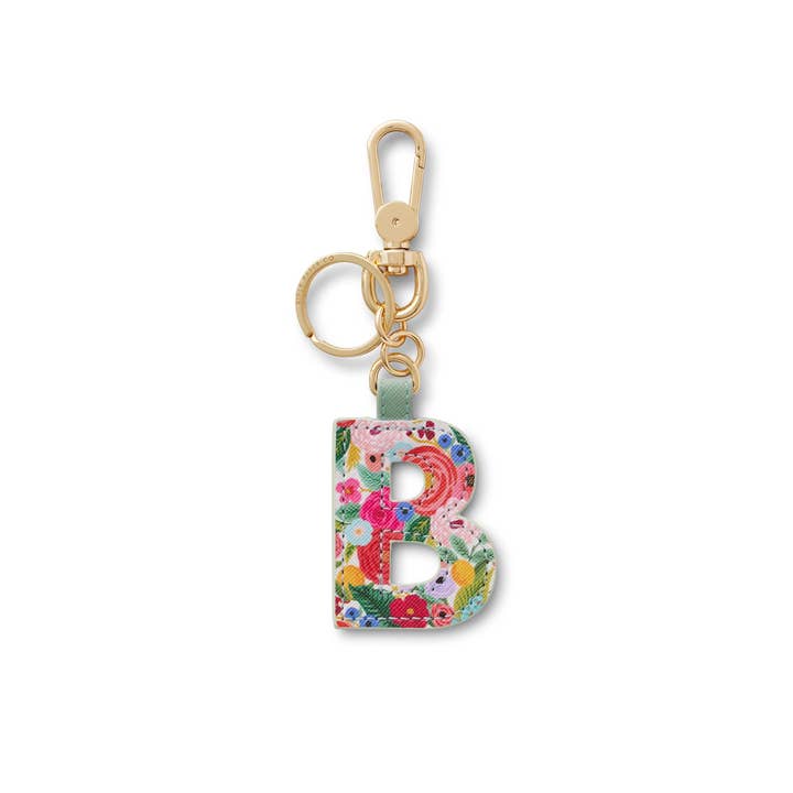 Rifle Paper Co. - Wholesale Keychain - Women's - Garden Party Monogram Key Ring