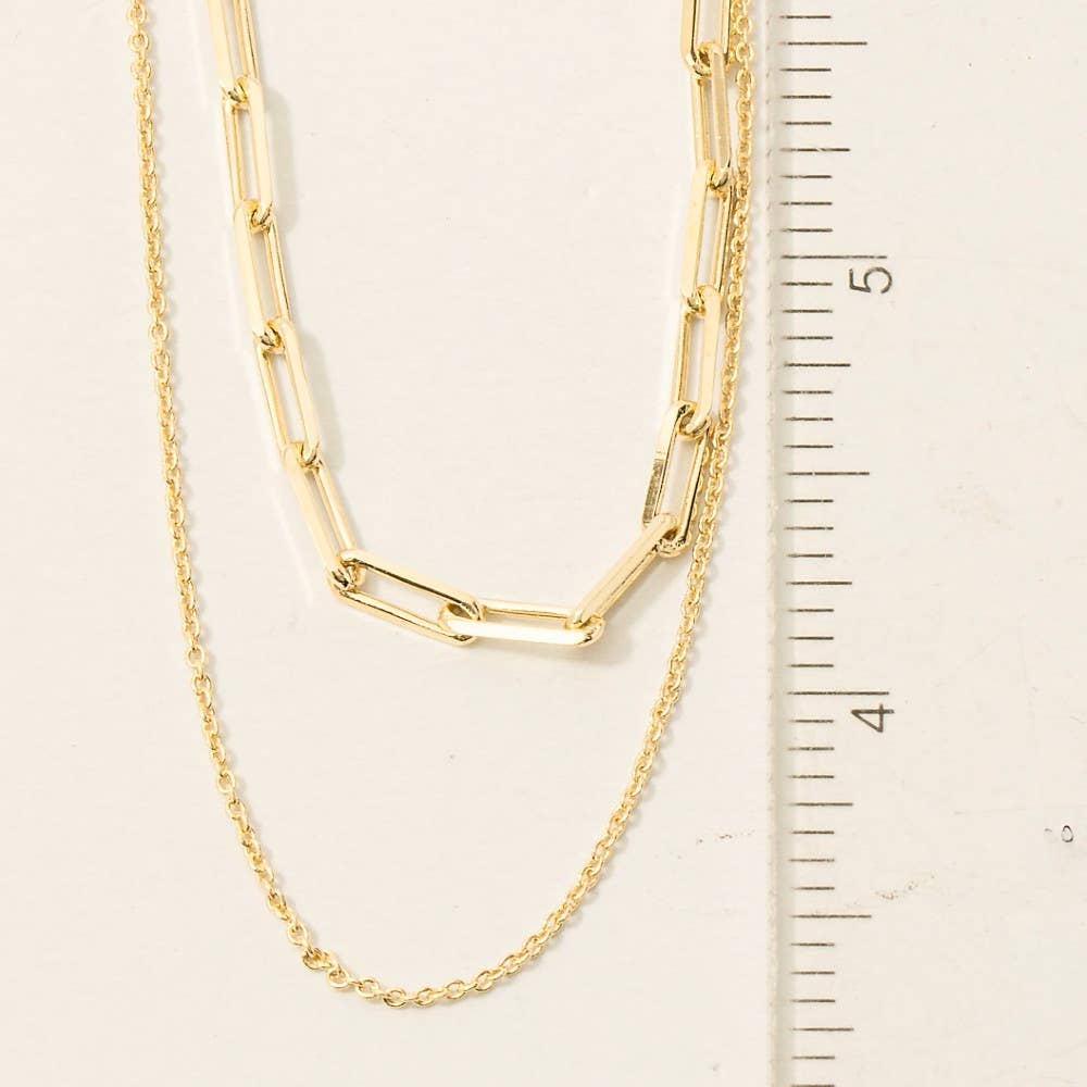 Fame Accessories - Wholesale Pendant/Charm Necklace - Double Chain Layered Necklace3