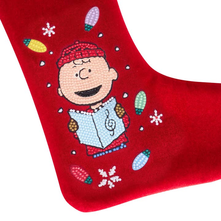 Diamond Art Club - Wholesale Holiday Stocking - Christmas Stocking - Charlie Brown™ Christmas Carols3