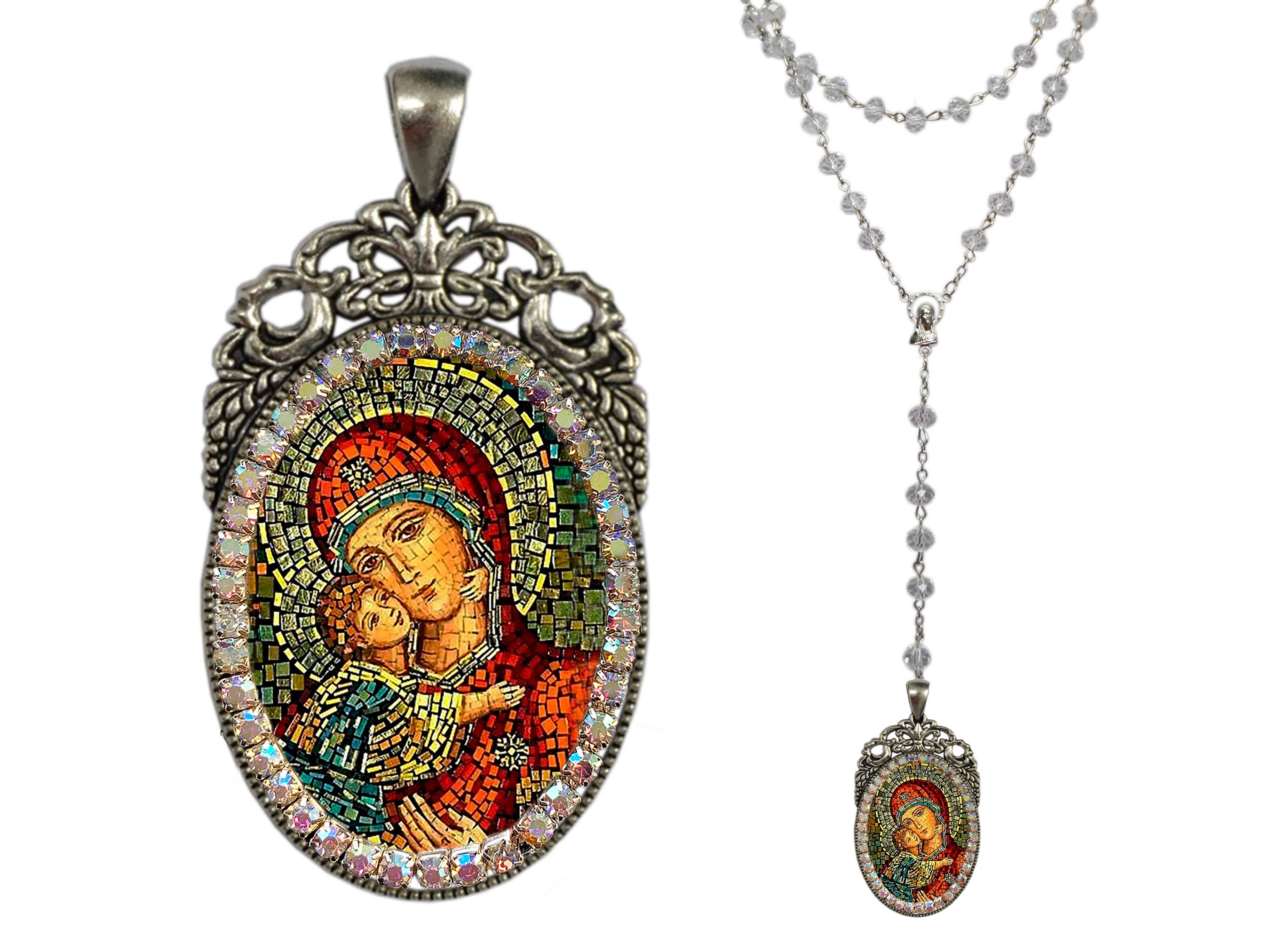 MariaSantissimaShop - Wholesale Prayer Beads Necklace - Perpetual Help Rosary, Patron Saint of Women in Childbirth, 5