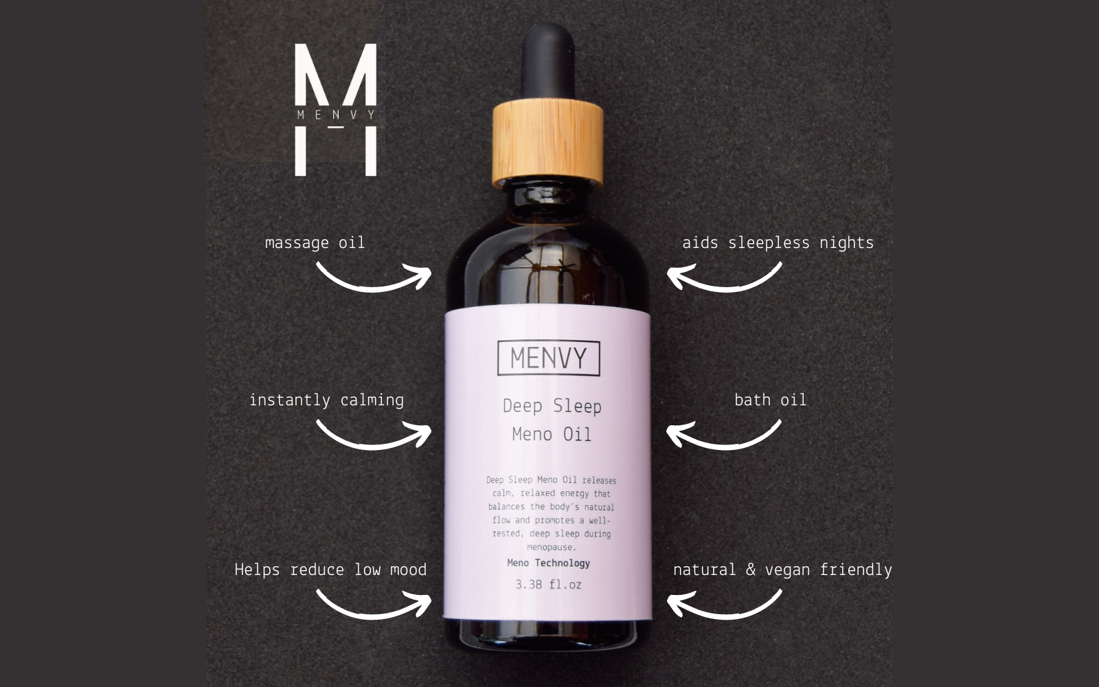 MENVY - Vente Huile pour le bain/corps - Deep Sleep | Huile de bain | Huile de massage 100 ml1