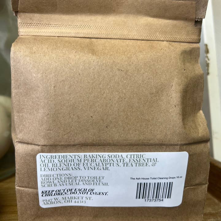 The Ash House Soap Studio - Wholesale Toilet Cleaner - The Ash House Toilet Cleaning Drops 16 oz1
