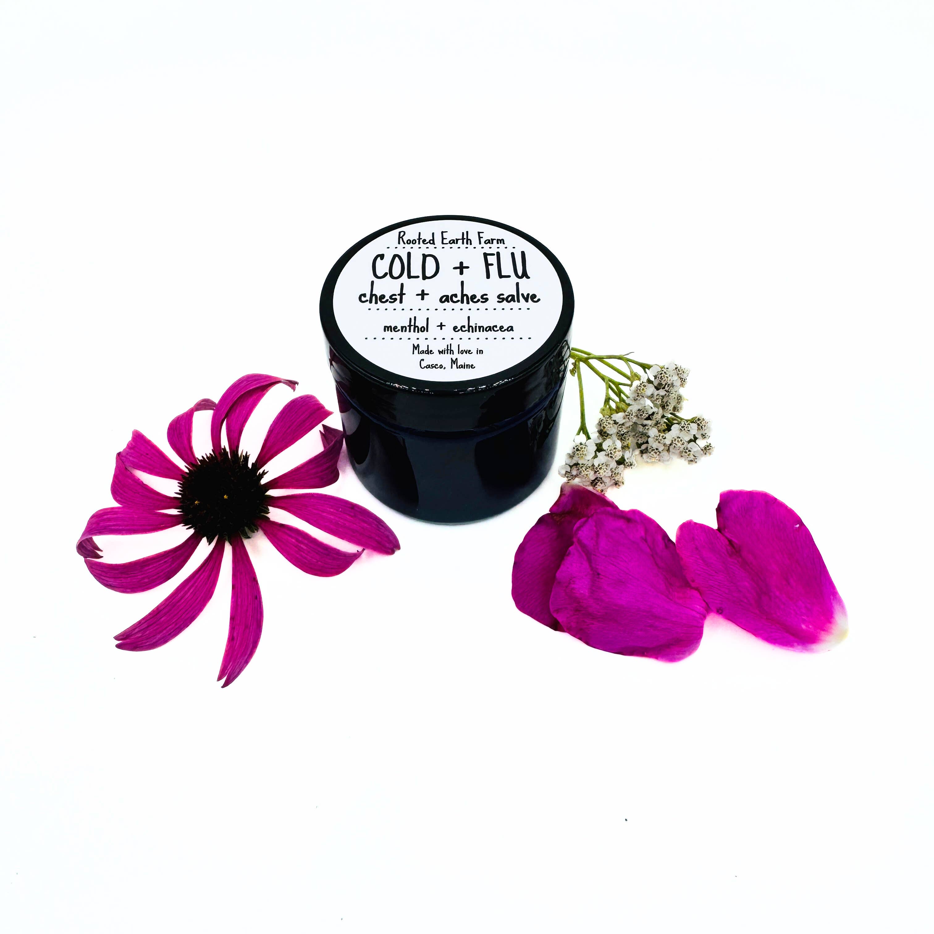 Rooted Earth Farm + Apothecary - Wholesale Healing Salve/Balm/Cream - Cold and Flu Salve - 3 Size Options1