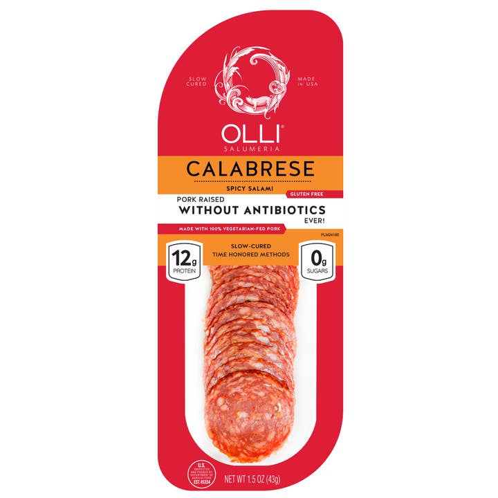 Olli Salumeria Americana - Wholesale Salami - Olli Calabrese Sliced Chub0