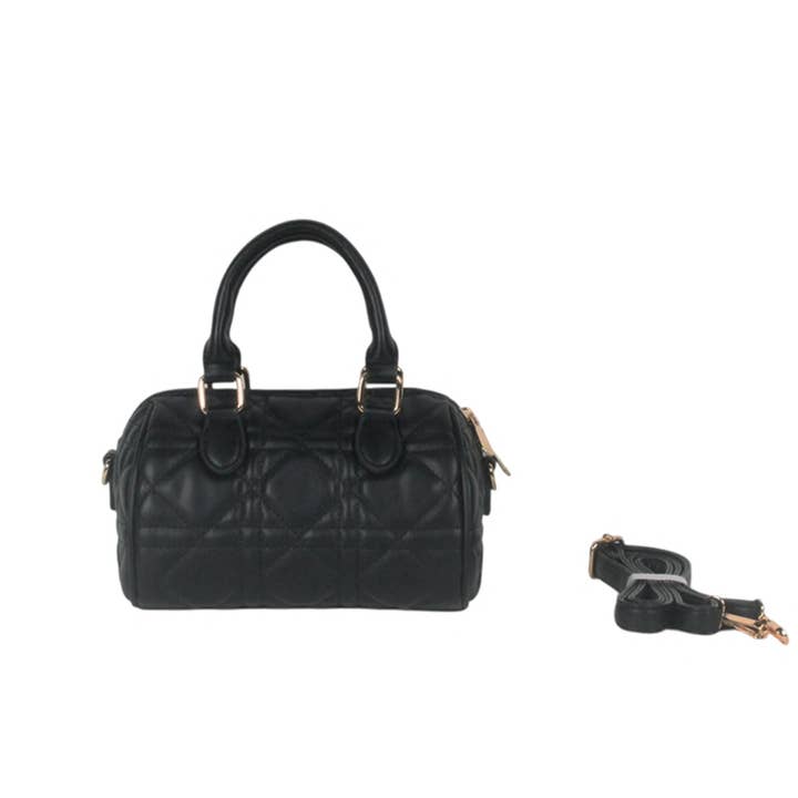 HAND BAG WITH SHOULDER STRAP. QUILTED. for wholesale by MIA LAROUGE