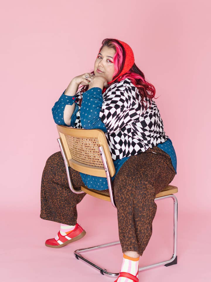 Nettle Studios - Wholesale Pants - Women's - Size Inclusive Gender Neutral Leopard Twill Balloon Pant12