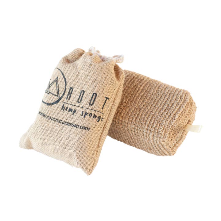 Natural Hemp Sponge for wholesale by Root Natural