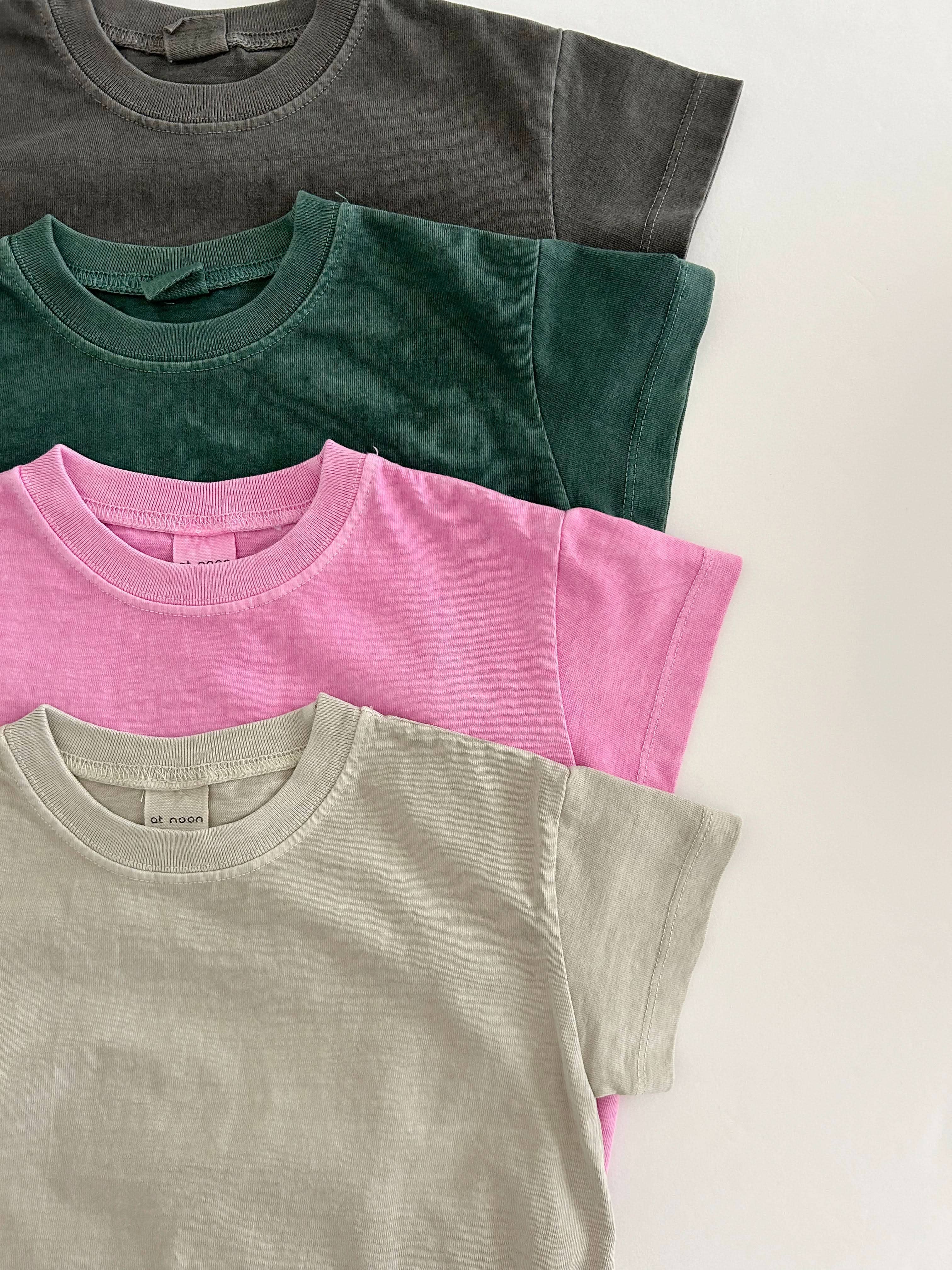 At Noon - Vendita all'ingrosso Tutina (senza piedini) - Neonati - T-Shirt Tinta in Abbigliamento per Bambini (3-18 m) - 4 colori8